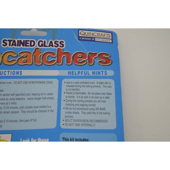 Vintage Toy Fun Makit & Bakit Stained Glass Painted Horse Pony Sun Catcher - Picture 11 of 13